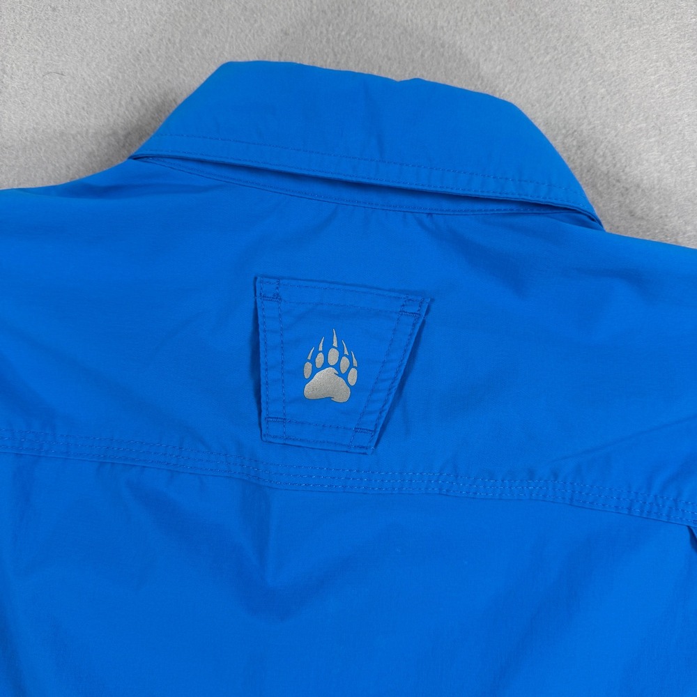 Alaskan Hardgear Duluth Shirt Mens L Tall Blue Long Sleeve Button Up Fishing - Picture 4 of 9
